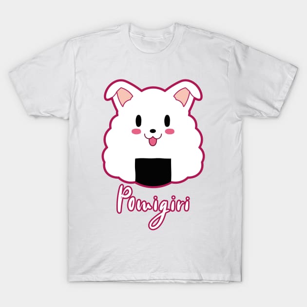 Pomigiri (Pomeranian x Onigiri) T-Shirt by SnowflakeOwl